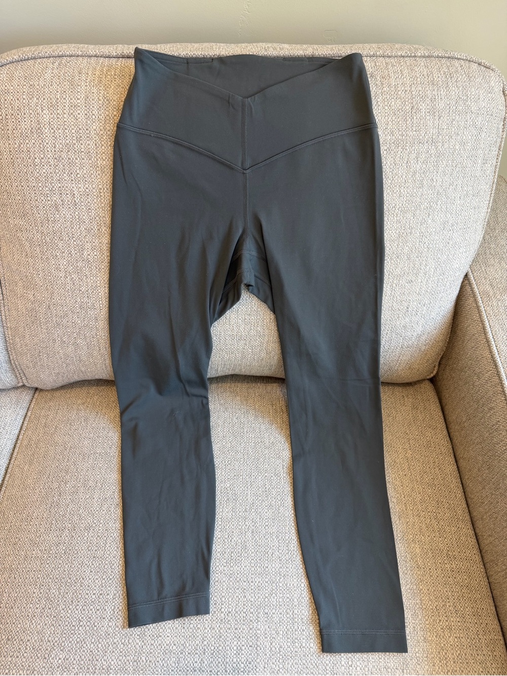 lululemon athletica Grey High-Rise V-Waist 25” Leggings